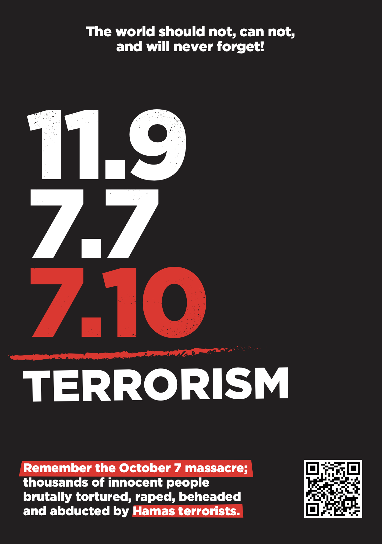 Memorial poster