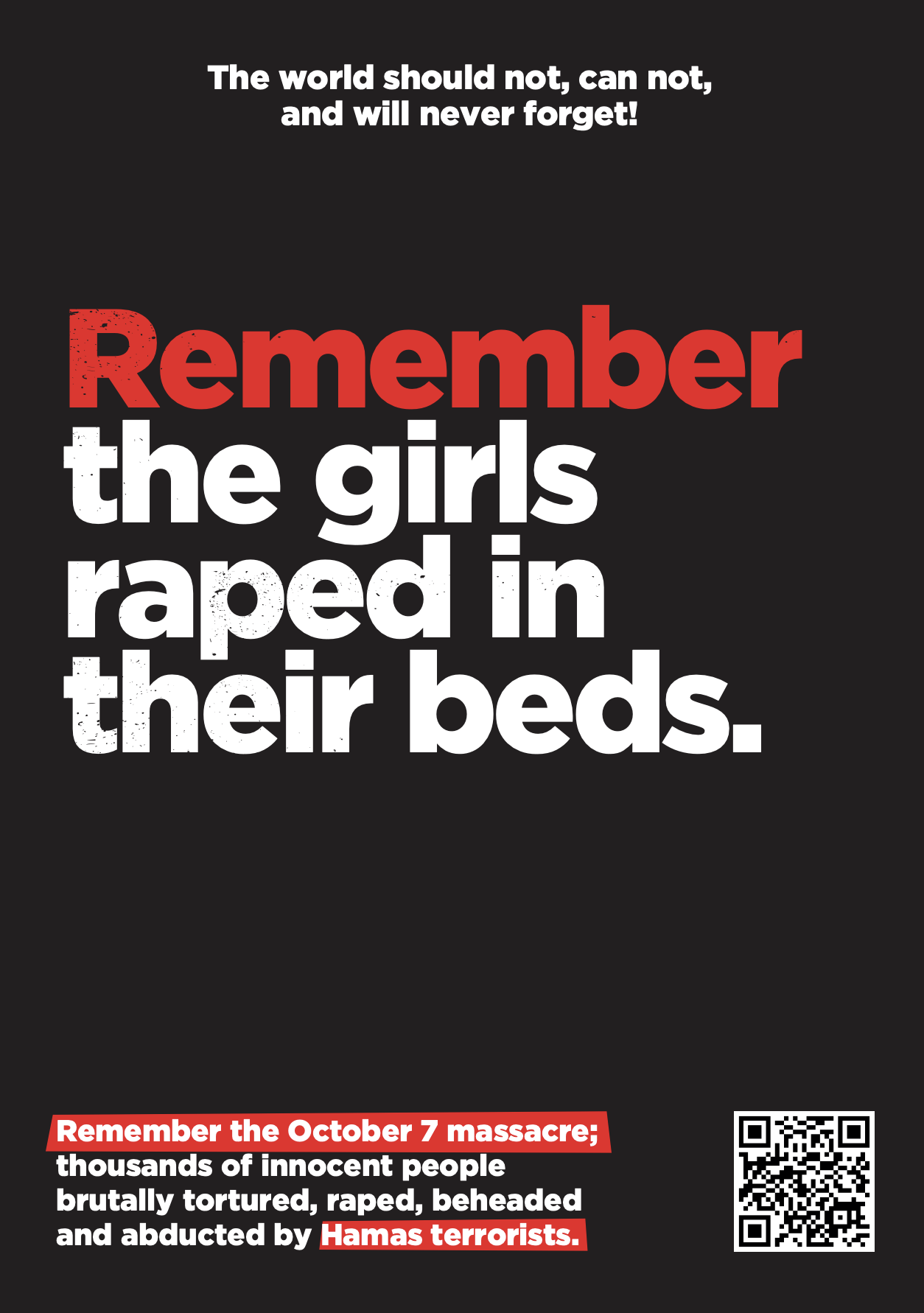 Memorial poster
